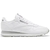 Reebok Unisex Classic Leather Sneaker - Strapazierfähiges Glattleder, dämpfende Zwischensohle und optimale Traktion, Größe 40 EU