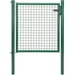 Gust. Alberts Gartentor einflügelig grün RAL 6005 - Gartentor in stilvollem Grün, 1.000 mm x 1.200 mm, langlebig und ideal für die Verschönerung Ihres Gartens.