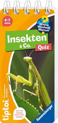 tiptoi WWW Quiz Insekten - Lernspiel für Kinder (4-7 Jahre) - Entdecke die faszinierende Welt der Insekten mit dem tiptoi WWW Quiz! Spielerisch lernen und Wissen vertiefen. Ideal für neugierige Kinder und spannende Lesestunden.