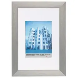 Walther Bilderrahmen AL040D Aluline Aluminiumrahmen 30x40 in Stahl-Optik - Einzelrahmen aus hochwertigem Aluminium, ideal für stilvolle Präsentation Ihrer Bilder und langlebig im Einsatz.