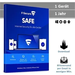 F-Secure Safe 2026, 1 Gerät - 1 Jahr, Download