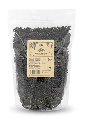 KoRo - Bio Pfeffer schwarz ganze Körner 1 kg