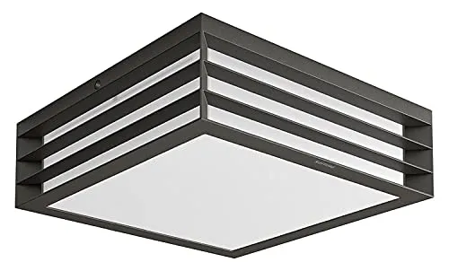 Philips Moonshine Outdoor Deckenleuchte 14 W - Wetterfeste Gartenleuchte aus robustem Aluminium, ideal für eine gemütliche Atmosphäre im Außenbereich mit IP44 Schutz gegen Spritzwasser.