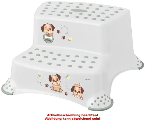 keeeper kids Tritthocker 'igor dogs', 2-stufig, weiß