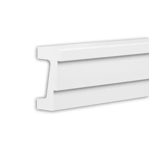 Profhome Zierleiste 434102 - Architrav Fassadenprofil 2 m - Sonstige Artikel in Bauen & Renovieren, hochwertige Polyurethan Hartschaum Zierleiste, ideal zum einfachen Kleben für stilvolle Fassadenverzierung.