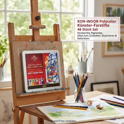 KOH-I-NOOR Polycolor Künstler-Farbstifte (48 Stück)