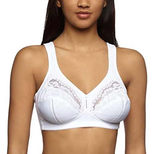Triumph Allegra N X Damen BH, Weiß, 115D - Klassische BHs für Damen, büstenloser BH aus Meryl-Mikrofaser mit antibakteriellem Material für hohen Tragekomfort und idealen Sitz.