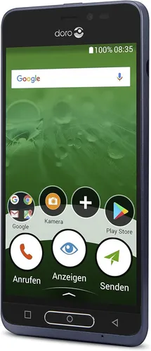 Doro 8035 Smartphone - Simlockfreies Handy mit 5 Zoll Display, 5MP Kamera und 16GB Speicher – ideal für einfache Bedienung und Multimedia-Nutzung.