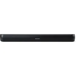 SHARP HTSB107 2.0 Soundbar - 90W Leistung, ideal für Fernseher unter 32 Zoll, vielseitige Anschlussmöglichkeiten und elegante Wandmontage