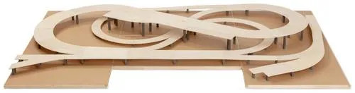 NOCH 53610 H0 Easy-Track Trassenbausatz - 2430 x 1480 x 138mm, exklusiv entwickelt von Youtuber Martin Tärnrot für kreative Modelleisenbahnprojekte