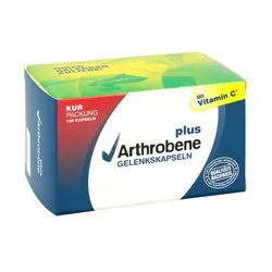 Arthrobene Plus Gelenkskapseln - Arzneimittel zur Unterstützung der Gelenkgesundheit mit Glucosamin, Chondroitin und Vitamin C für mehr Beweglichkeit und weniger Gelenkschmerzen.