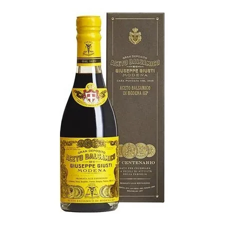 Aceto Balsamico di Modena 4 Gold Medaillen Giuseppe Giusti Geschenkpackung 250ml