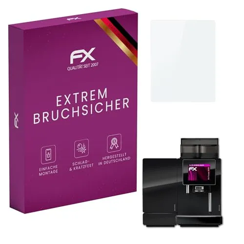 atFoliX Glasfolie kompatibel mit Franke A400 Displayfolie, 9H Hybrid-Glass FX Schutzpanzer Folie