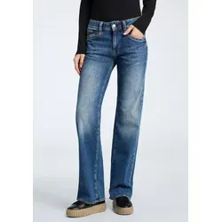 Herrlicher Bootcut-Jeans Prime New Denim Light mit Stretch blau 30