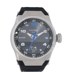 LOCMAN Mare 557KA/398 - Sportliche Armbanduhr für Herren und Damen - Armbanduhren - Wasserdicht bis 100m, mit robustem Titan-Gehäuse und stylishen Gummiarmband für sportliche Aktivitäten.