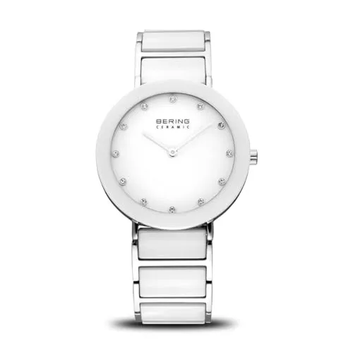 Bering Ceramic 11435-754 Damenuhr - Elegante Quarzuhr mit Saphirglas, 5 ATM wasserdicht und luxuriösem Design