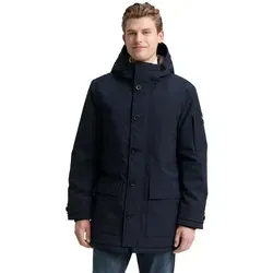 TOM TAILOR Parka Winterjacke - Funktionsjacke in sky captain blue, mit recycelter Füllung für nachhaltige Wärme und ideal für kalte Wintertage. Größe XXXL.