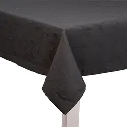 Pichler Tischwäsche Scala Tischdecke 150x250 cm | anthrazit - grau