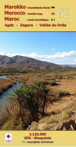N12: Agdz . Zagora . Vallée du Drâa . 1:120.000, Www. Marokko-Erfahren. de