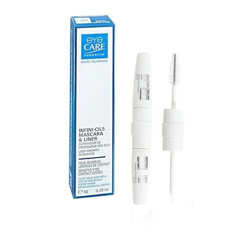 Eye Care Cosmetics Infini-Cils-Serum 2x4g - Augenpflege mit wachstumsförderndem Serum für längere, dichtere Wimpern. Ideal für empfindliche Augen, frei von Hormonen und Parabenen.
