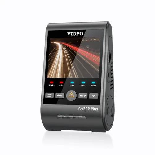 VIOFO A229 Plus 1CH Dashcam - 1-Kanal Dashcam mit 2K HDR-Auflösung, Wi-Fi und Sprachsteuerung für optimale Sicherheit beim Fahren und Parken.
