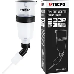 TECPO Einfülltrichter für Harnstoff AdBlue® 1,1L - Praktischer Einfülltrichter für Harnstoff (AdBlue®), ideal für sauberes Nachfüllen. Mit abgewinkelter Form und integriertem Absperrventil für müheloses Befüllen, auch an schwer zugänglichen Stellen.