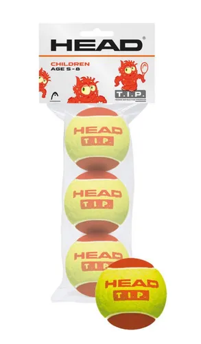 Tennisbälle HEAD T.I.P. Red  /  3-Ball-Polybag