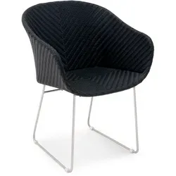 Garland Poly Rattan Gartensessel Monza Schwarz - Stilvoller Gartenstuhl Monza von Garland – modernes Design mit langlebigem Polyrattan für besten Sitzkomfort und einfache Pflege.