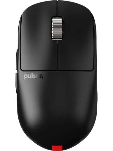 Pulsar X2H v3 eS Mini Kabellose Gaming-Maus - Schwarz - Mäuse mit optischem Sensor bis 32.000 DPI, ergonomischem Design und 2,4-GHz-Drahtlosverbindung für ein reibungsloses und komfortables Gaming-Erlebnis.