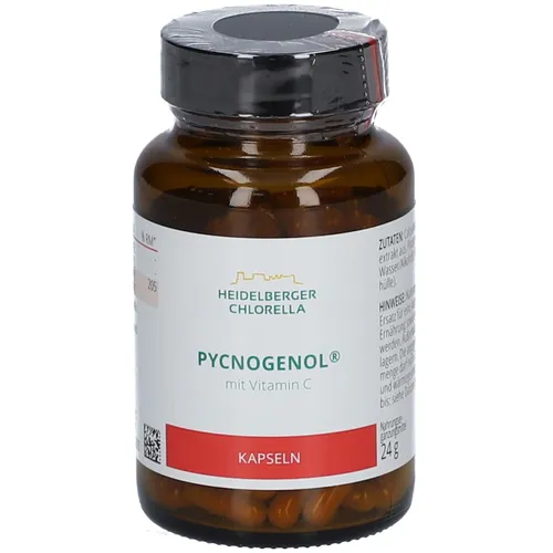 Pycnogenol Kapseln - Hochdosiert mit Vitamin C - Vitalität mit hochdosiertem Pycnogenol aus Kiefernrinde und Vitamin C, in extra kleinen, veganen Kapseln für optimale Bioverfügbarkeit. Ideal zur Unterstützung des Immunsystems und antioxidativen Schutz.