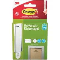 Command Universal-Klebenagel-Set Weiß 3 Stück