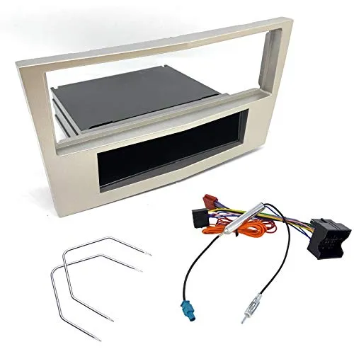 Sound way - 1 DIN Autoradio RadioRahmen RadioBlende einbauset kompatibel mit Opel Astra H/Antara/Corsa D/Zafira B