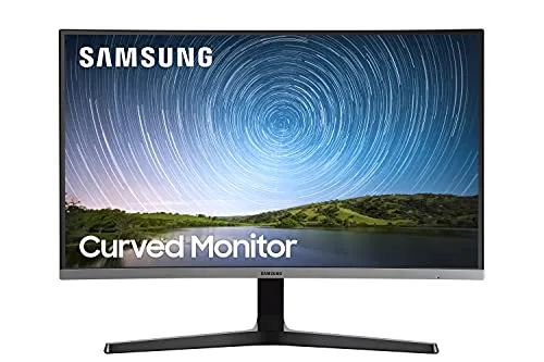 Samsung Curved Monitor C27R502FHR - 27 Zoll VA-Panel, Full HD 1920x1080, AMD FreeSync für flüssige Bildwiedergabe und augenschonendes Design