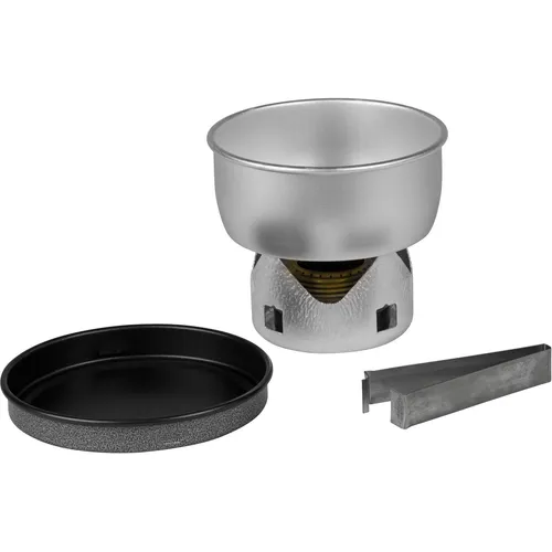Trangia Minikocher mit Non-stick Pfanne 28T (100285) - Kochgeschirr mit leichtem Minikocher und Antihaft-Pfanne, perfekt für Camping und Outdoor-Abenteuer.