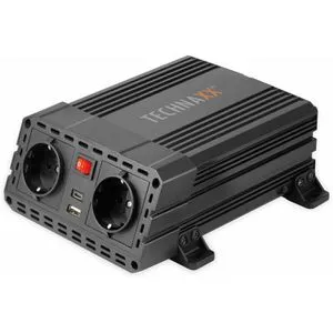 Technaxx Spannungswandler TE19, 12V auf 230V, modifizierter Sinus, 600W / 1200W