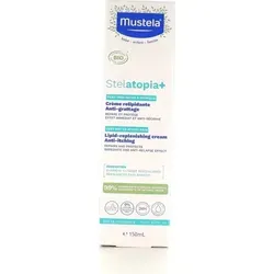 Mustela Stelatopia+ Pflegende Beruhigende Lipid-Rückfettende Creme gegen Juckreiz 150 ml