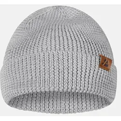 KLASSISCHE BEANIE AUS MERINOWOLLE - 1-Pack - Hellgrau - Mützen aus Merinowolle, nachhaltig und atmungsaktiv, perfekt für Alltags- und Outdoor-Abenteuer.