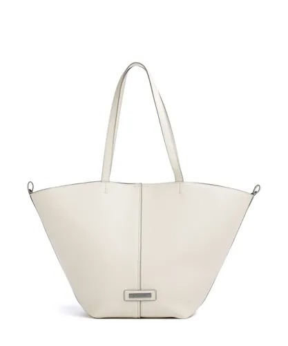 Bogner Neuwies Keiko Shopper - Damen Handtasche in Elfenbein - Eleganter Shopper aus genarbtem Rindsleder in der Farbe Birch, ideal für den täglichen Gebrauch und stilvolle Auftritte.