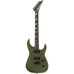 Jackson American SRS SL2HTMG MAD E-Gitarre - Soloist E-Gitarre in Matte Army Drab, mit hochwertiger EMG Tonabnehmer-Ausstattung und inkl. Koffer für optimalen Schutz und Transport.