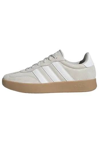 adidas Sportswear BARREDA Sneaker grau 37 1/3 EU - Sportliche Sneaker für Laufen, aus hochwertigem Leder und Synthetik, mit Gummi-Laufsohle für optimale Traktion. Fällt klein aus, bitte eine Größe größer bestellen.