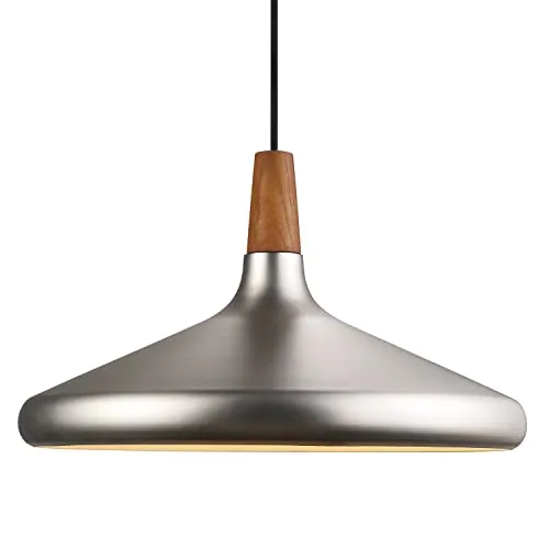 Designer Pendelleuchte NORI 39 – Modern und stilvoll - Moderne Pendelleuchte aus gebürstetem Stahl für elegante Räume. Ideal für Esszimmer, Küche und Wohnzimmer. Ohne Leuchtmittel, flexibel einsetzbar und mit geprüfter Qualität.