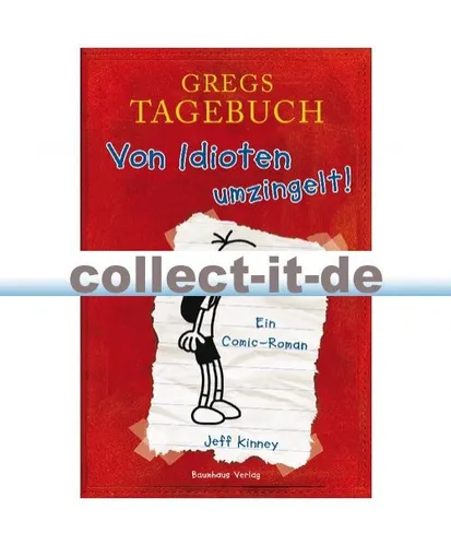 Gregs Tagebuch - Von Idioten umzingelt! - Lustiger Comic-Roman für alle Altersgruppen ab 10 Jahren. Ideal für Schulbedarf und Freizeit, bringt Spaß und Unterhaltung in den Alltag.
