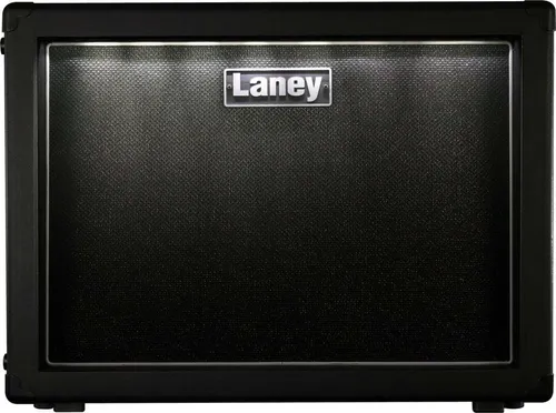 Laney LFR-112 - Aktives Gitarrenlautsprechergehäuse mit 400W - Bass-Boxen mit 12-Zoll-Woofer und Horn, ideal für digitale Modellierungssysteme und perfekte Bühnenpositionierung dank Kick-Back-Stand.