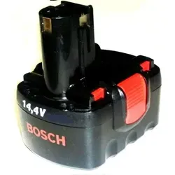 Bosch Akku 14,4 V NiMh Neubestückt mit 3,0 Ah Panasonic Zellen - Leistungsstarker Bosch Akku 14,4 V NiMh mit neu bestückten Panasonic Zellen. Umweltfreundlich und nachhaltig durch Wiederverwendung der Komponenten – für optimale Leistung in Gartenmaschinen.
