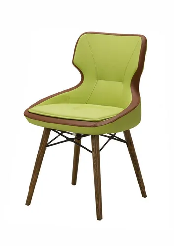 Stuhlmann Esszimmerstuhl Aria – Stilvoller Stuhl mit Holzbeinen - Der Stuhl ARIA kombiniert modernes Design mit einem aufregenden Vintage-Look. Die außergewöhnliche Sitzschale und das schicke Holzgestell sorgen für Komfort und Stil in Ihrem Esszimmer.