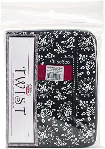 ChiaoGoo TWIST Lace austauschbares Stricknadelset 10 cm Spitzen 2,75 mm bis 5,00 mm Edelstahl Small 1 Einheit