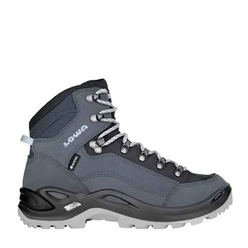 LOWA RENEGADE GTX MID Ws - Wasserdichte Wanderschuhe für Frauen - Wanderschuhe mit spezieller Passform für Frauen, aus hochwertigem Nubukleder und atmungsaktivem GORE-TEX-Futter für optimalen Komfort.