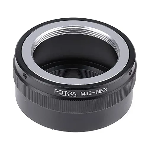 Hersmay M42 Objektiv auf NEX E-Mount Kameraobjektivadapter für a7 a7S a7R a7II a7SII a7RII A7III A7RIII A7SIII A9 a6500 a6300 a6000 a5100 a5000 a3500 NEX7 NEX6 NEX6 5 NEX-3 NEX-7K 5C