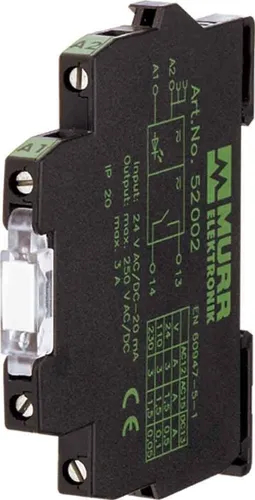 Murrelektronik Optokoppler 52550 – Zuverlässige Signalübertragung - Optokoppler von Murrelektronik, Typ 52550, für eine sichere elektrische Isolation. Ideal für den professionellen Einsatz mit LED-Anzeige und 250 V Spannung.