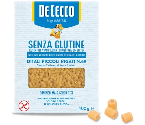 Ditali Piccoli Rigati N.69 De Cecco 400g